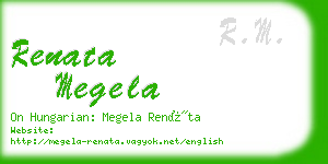 renata megela business card